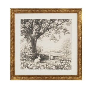 My Texas House Bunnies in Nature Easter Artwork